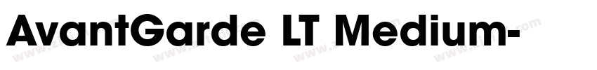 AvantGarde LT Medium字体转换